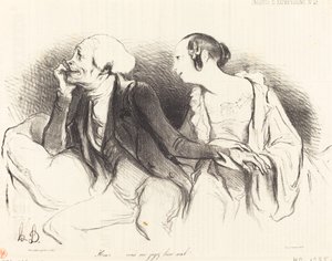 Henri!... nagyon rosszul ítélsz meg!... alkotó: Honoré Daumier