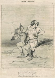 Hippolyte-t Cupido larded alkotó: Honoré Daumier