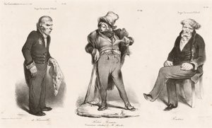 Huguet de Sémonville – Robert Macaire (Thiers) – Roederer gróf alkotó: Honoré Daumier