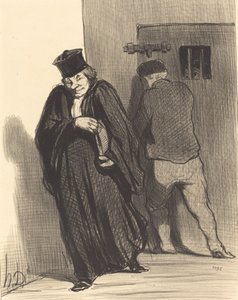 Úgy tűnik... hogy a pasim egy nagy gazember... alkotó: Honoré Daumier