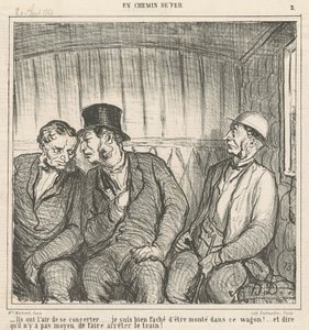 Úgy tűnik, hogy együtt dolgoznak... alkotó: Honoré Daumier
