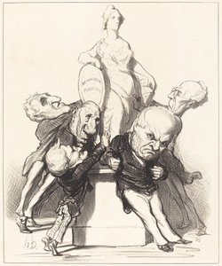 Azt állítják, támogatják őt alkotó: Honoré Daumier