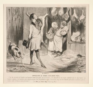 Utazási benyomások alkotó: Honoré Daumier