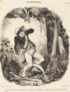 Hátrány a tulajdonos számára, ha nem... alkotó: Honoré Daumier