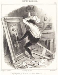 Hálátlan haza, nem lesz munkám!... alkotó: Honoré Daumier