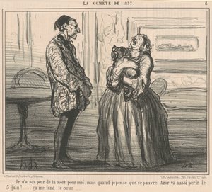 Én nem félek a haláltól... alkotó: Honoré Daumier