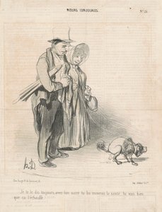 Mindig azt mondom neked, a cukroddal... alkotó: Honoré Daumier