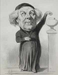 Jean Jacques Fayet, Orléans püspöke, 1849. alkotó: Honoré Daumier