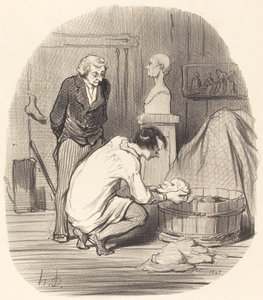A művész – ez az!... alkotó: Honoré Daumier