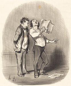 A hátránya annak, ha van egy zeneszerető barátod alkotó: Honoré Daumier