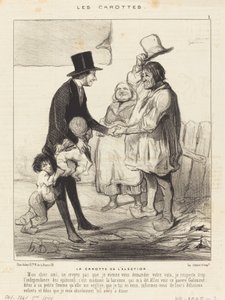 A választás répája alkotó: Honoré Daumier
