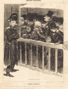 Sor az előadáson alkotó: Honoré Daumier