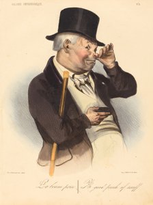 A megfelelő markolat alkotó: Honoré Daumier