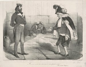 A bíróság szolgálatot teljesít, nem ítéletet! alkotó: Honoré Daumier
