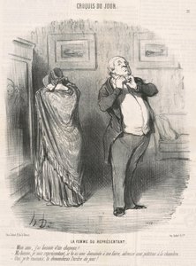 A képviselő felesége alkotó: Honoré Daumier