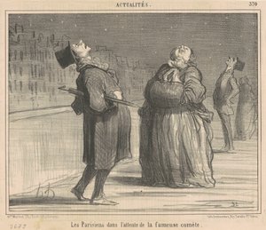 Az üstökösre váró párizsiak alkotó: Honoré Daumier