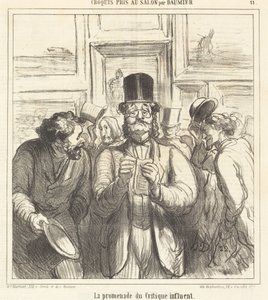 A befolyásos kritikus sétája alkotó: Honoré Daumier