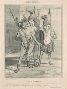 Thermopylae előtti napon alkotó: Honoré Daumier