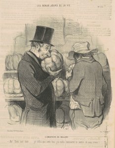 A dinnyeimádó alkotó: Honoré Daumier