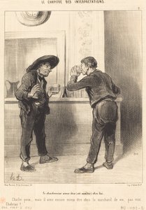 A Charbonnier szeret lenni (mester)... alkotó: Honoré Daumier