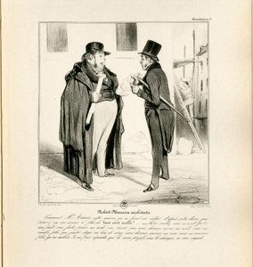 Le Charivari, Szatirikus fekete-fehérben alkotó: Honoré Daumier