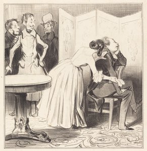 A Chevalier des Adrets a szerető... alkotó: Honoré Daumier