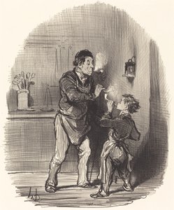 Chiffonnier filozófus alkotó: Honoré Daumier