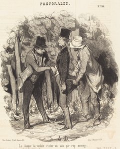 Az a veszély, hogy... túl vad webhelyet látogat meg alkotó: Honoré Daumier