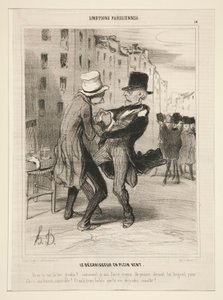 A zsírtalanító a szabadban alkotó: Honoré Daumier