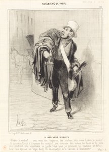 A ruhakereskedő alkotó: Honoré Daumier