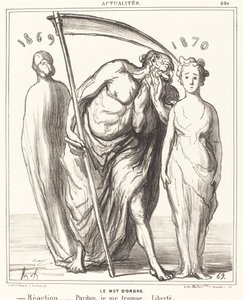 A jelszó: Reakció... Megbocsátás... Szabadság alkotó: Honoré Daumier