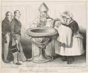 Le Petit Thiers, megkeresztelkedett doktriner alkotó: Honoré Daumier