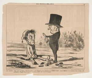 A Tudós – Barátomat, a szőlőt (Vitis Linnaeus.) jelenleg támadják alkotó: Honoré Daumier