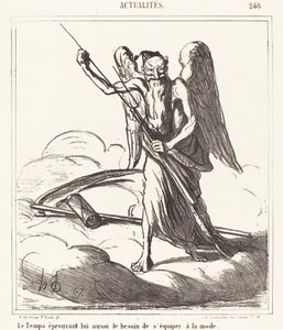 Az idő is úgy érzi, hogy fel kell szerelnie magát a divattal alkotó: Honoré Daumier