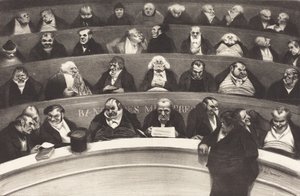 A törvényhozó hasa, Honore Daumier, 1834 alkotó: Honoré Daumier
