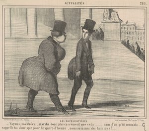 A tőzsdeügynökök... Lássuk csak, kedvesem... alkotó: Honoré Daumier