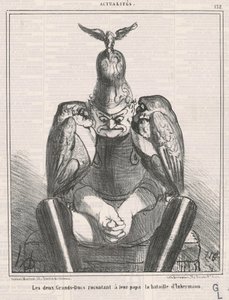 A két nagyherceg elmondja...Inkermannt alkotó: Honoré Daumier