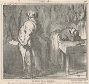 A hentesek kétségbeesése alkotó: Honoré Daumier