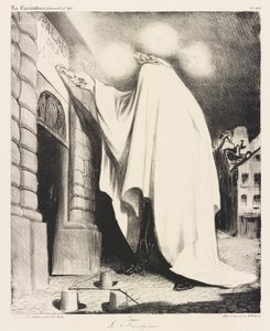Le fant?me (A fantom) alkotó: Honoré Daumier