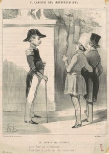 A Tuileriák kertje alkotó: Honoré Daumier