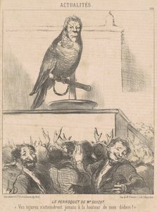 M. Guizot papagájja alkotó: Honoré Daumier