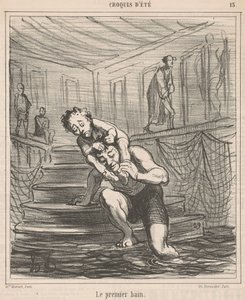 Az első fürdő alkotó: Honoré Daumier