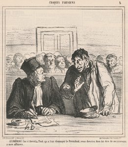 A vádlott alkotó: Honoré Daumier