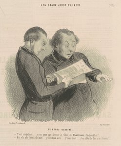 Az illusztrált rébusz alkotó: Honoré Daumier