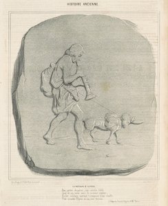 Odüsszeusz visszatérése alkotó: Honoré Daumier