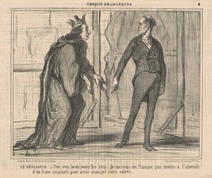 A színpadvezető alkotó: Honoré Daumier
