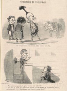A vad bineau belép a bejáratba alkotó: Honoré Daumier