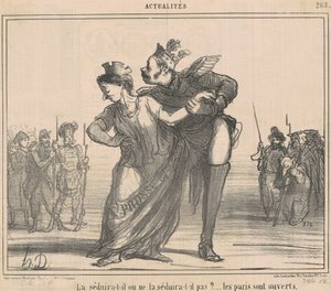 El fogja csábítani? A fogadások nyitottak alkotó: Honoré Daumier
