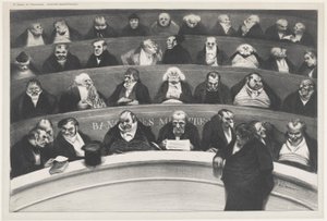 A törvényhozó hasa alkotó: Honoré Daumier