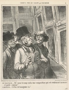 A látogató ... alkotó: Honoré Daumier